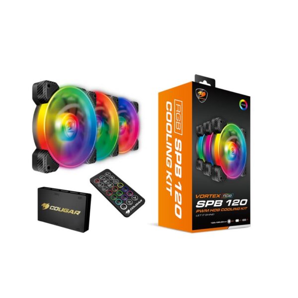 Cougar Vortex RGB SPB 120 Cooling Kit 3-Fans