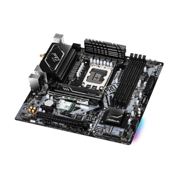 ASRock Intel B660M Pro RS/AX LGA1700 DDR4 Motherboard - Image 4