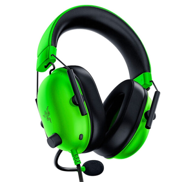 Razer BlackShark V2 X Multi-Platform Wired esports Gaming Headset - Green - Image 2